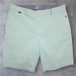 Nike Golf Dri-FIT Green & White Striped Shorts – Modern Fit – Size 36